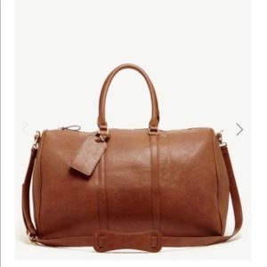 Sole Society Vegan Leather Duffle Bag